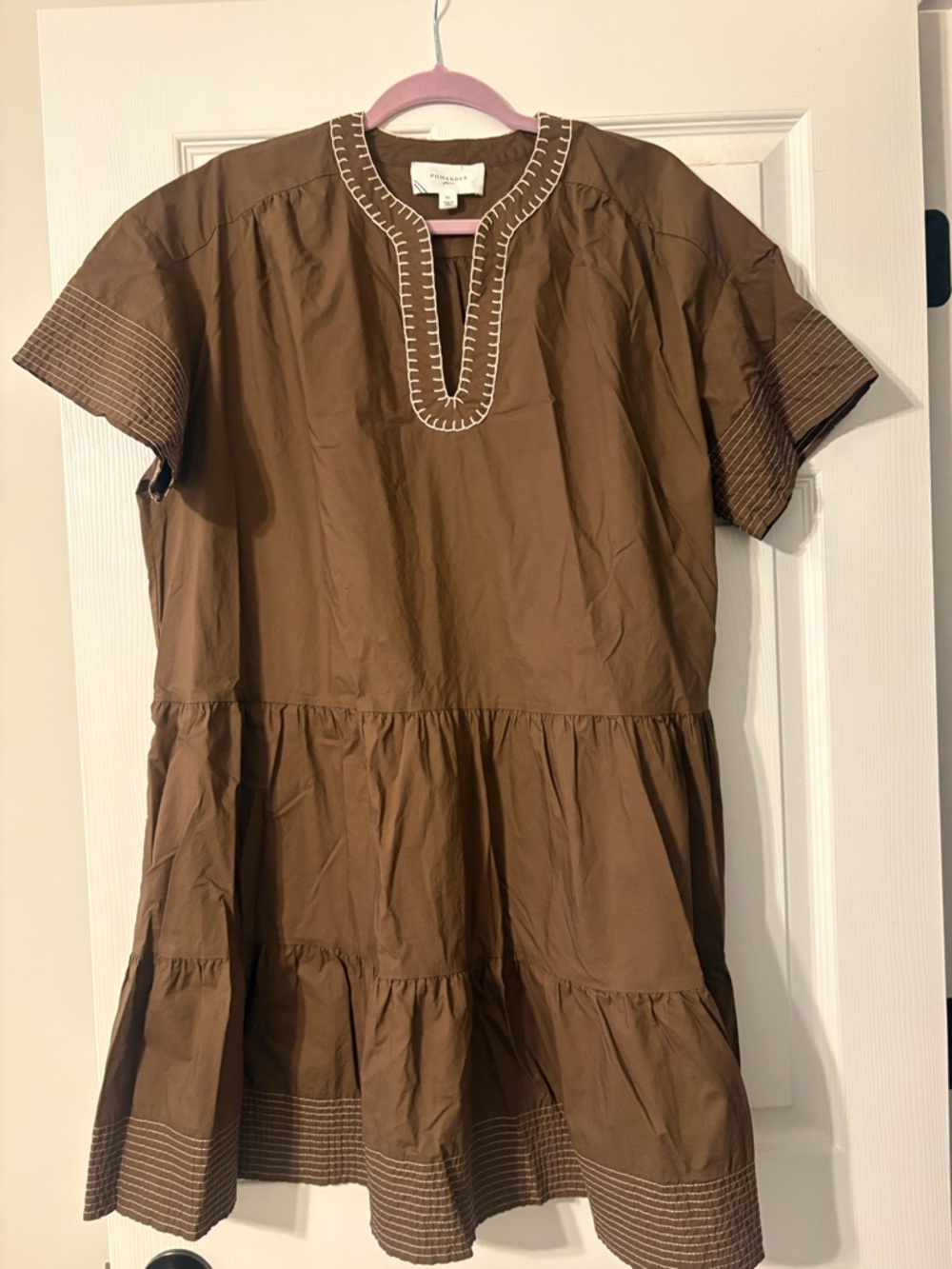 Pomander Place Brown Kinsley Dress
